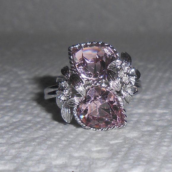 1972 Vintage June Sarah Coventry Love Story Ring Adjustable Size - Picture 3 of 10